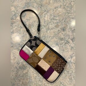 Coach Patchwork Wristlet